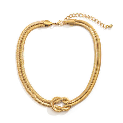 lengte 45cm Gedrukt gouden ketting ketting ketting veelzijdig herbruikbaar