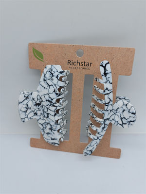 Draagbare haaien acetaat haar klauw, multifunctionele haar clip acryl