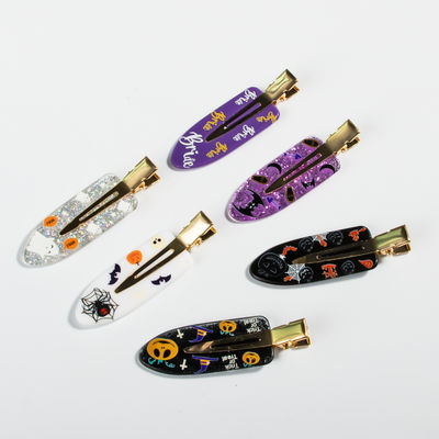 Veelkleurige halloween haarbarretten, duurzame halloween haarclips voor volwassenen