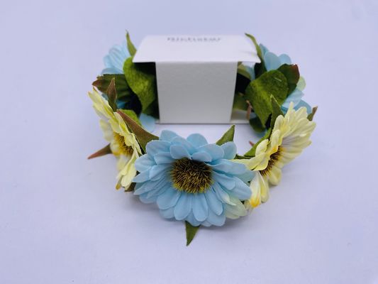 Volwassenen Kinderen Bloemenhaar Bobbel, Meerdere Kleuren Bloemen Elastische Haarbanden