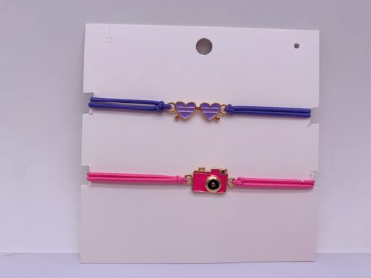 9 inch Roze dames mode armbanden touw Praktisch herbruikbaar