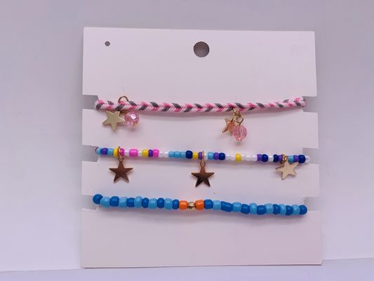 Meerdere kralen dames mode armbanden Kleurrijk lichtgewicht