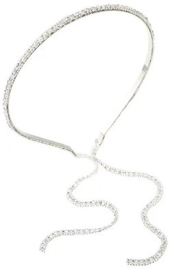 Elegante metalen haarband met diamant voor vrouwen geschikt voor feestjes
