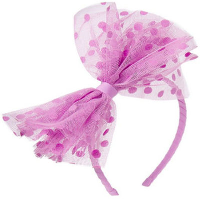 Leuke vlinder polyester knoppen kopbanden voor kleine meisjes haarband