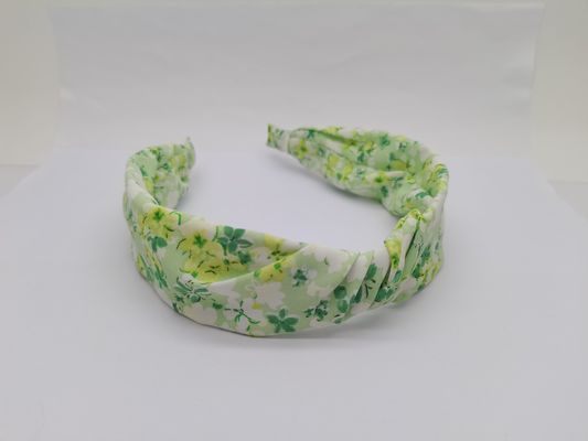 Zuivere en verse groene patronen haarband aanpassen ontwerp en kleur