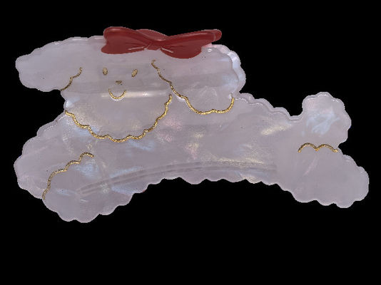 Schattige ontwerper Running Animal Acrylic Hair Claw Clip met verschillende kenmerken