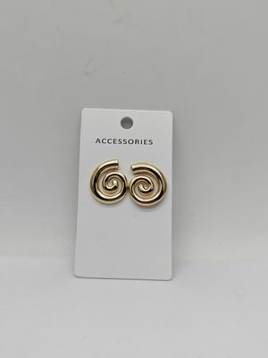 Stylish Swirl Vrouwen Mental Stud oorbellen Lichte metaal stud oorbellen Groothandel