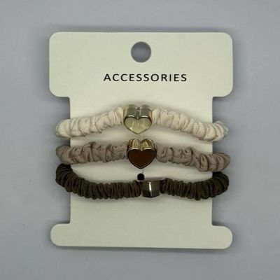 Meerdere kleuren Stijlvolle elastische haarbanden met hart voor eindeloze styling opties