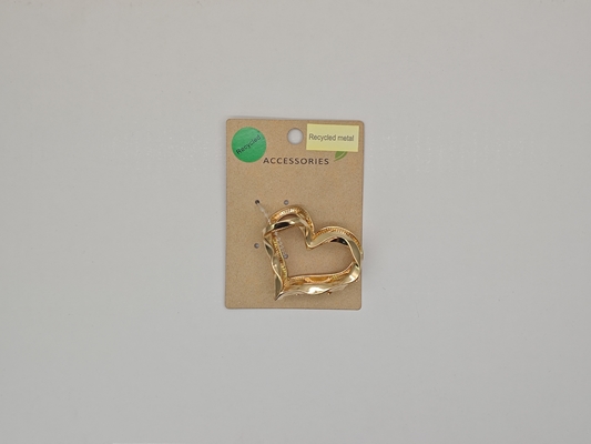 Milieuvriendelijke Medium Hart Gerecyclede Metalen Haarspeldclips met Verschillende Vormen
