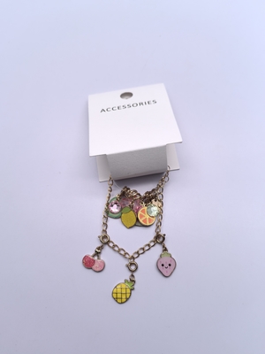 Meerkleurige Fruitketting Ketting Sieraden voor Kinderen Aanpasbaar en Schattig