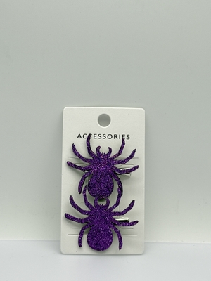 Verschillende stijlen Halloween Spider 2-Packs Haarklem voor festivalsfeer