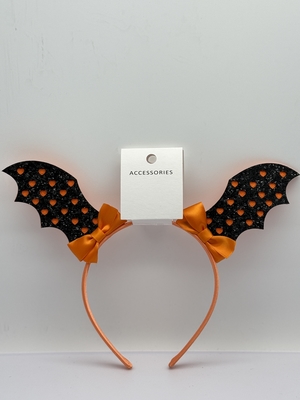Glitter Bat haarband voor Halloween in verschillende vormen