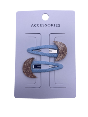 Sequin Moon Kinderhaar Accessoires Haarspeld Stof Verpakkingsmateriaal