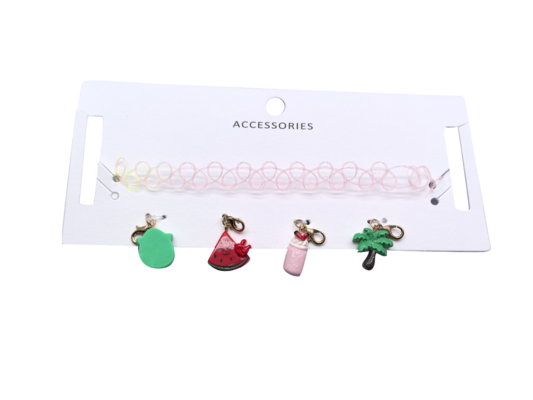 Kleurrijke 3D glazen hanger Goud geplatte kubische cartoon charme voor doe-het-zelf sieraden accessoires