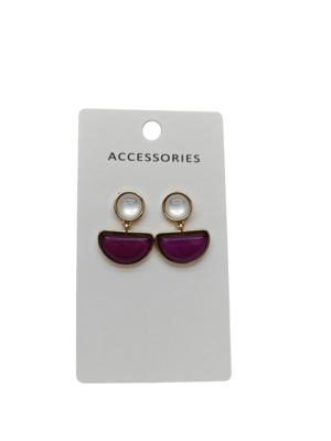 Elegante geometrische oordels voor vrouwen Eenvoudig waterdruppelontwerp Klassiek Modieus sieraden accessoires