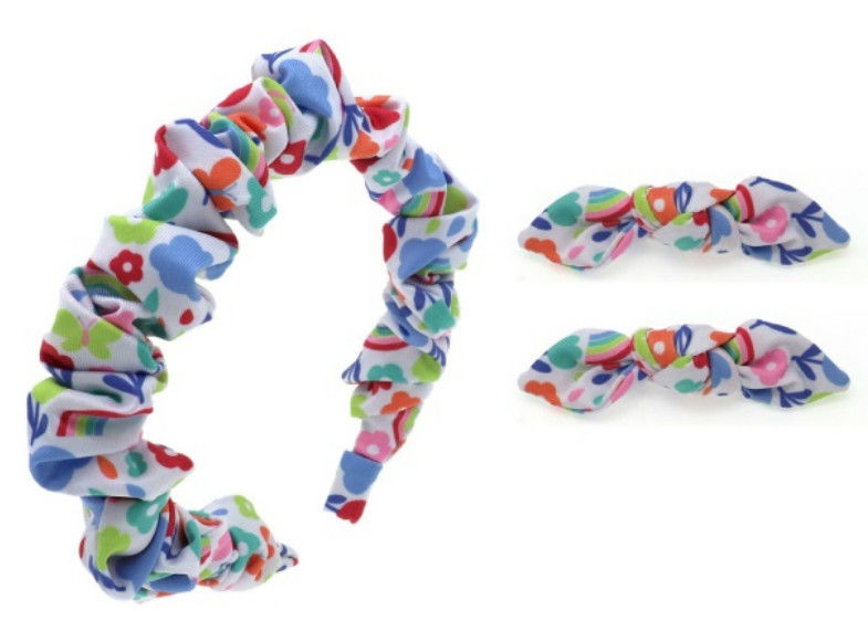 Kleurrijke patronen Haarband en scrunchies voor kinderen met verschillende ontwerpen