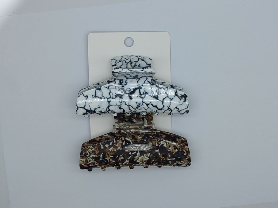 Verschillende kleuren Basis ontwerp Acryl haar klauw clip Perfect voor elke gelegenheid