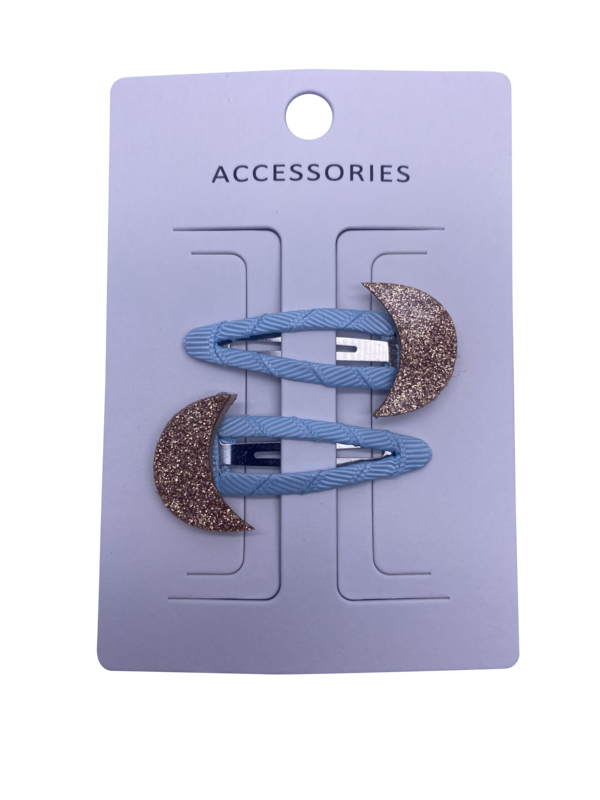 Sequin Moon Kinderhaar Accessoires Haarspeld Stof Verpakkingsmateriaal