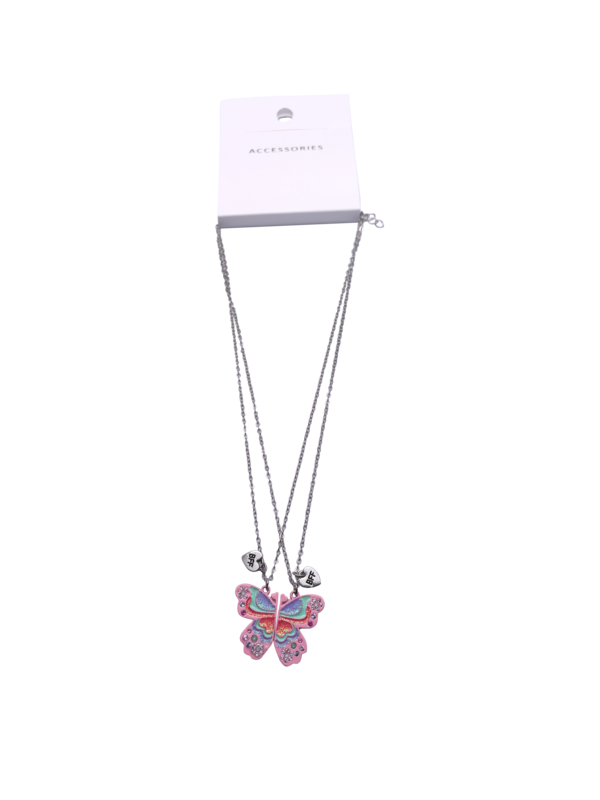 Schattige Magnetische Vlinder BFF Ketting voor 2 Emaille Vlinder Vriendschap Ketting voor Tiener Meisjes Vrouwen Beste Vriend Verjaardagscadeau