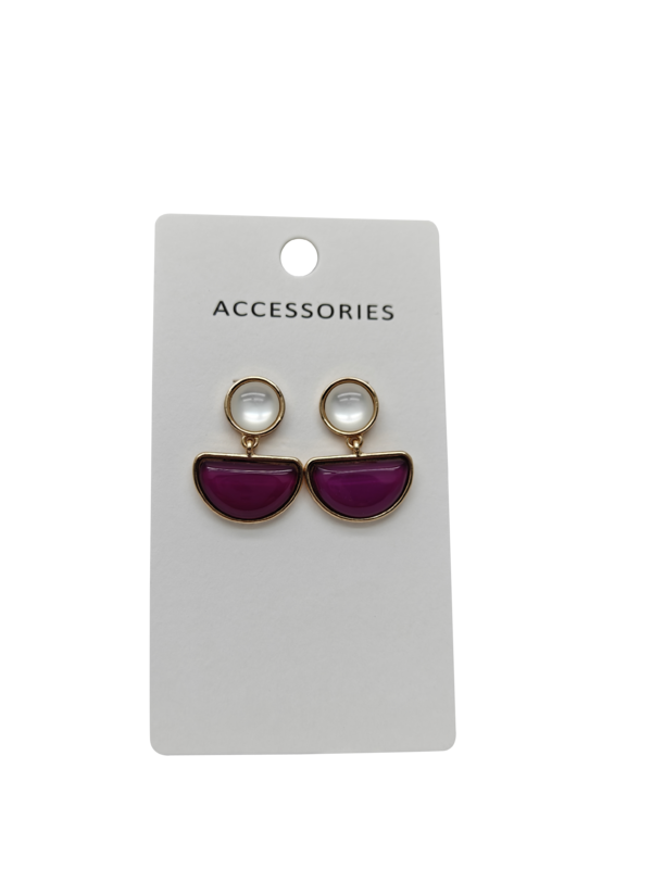 Elegante geometrische oordels voor vrouwen Eenvoudig waterdruppelontwerp Klassiek Modieus sieraden accessoires